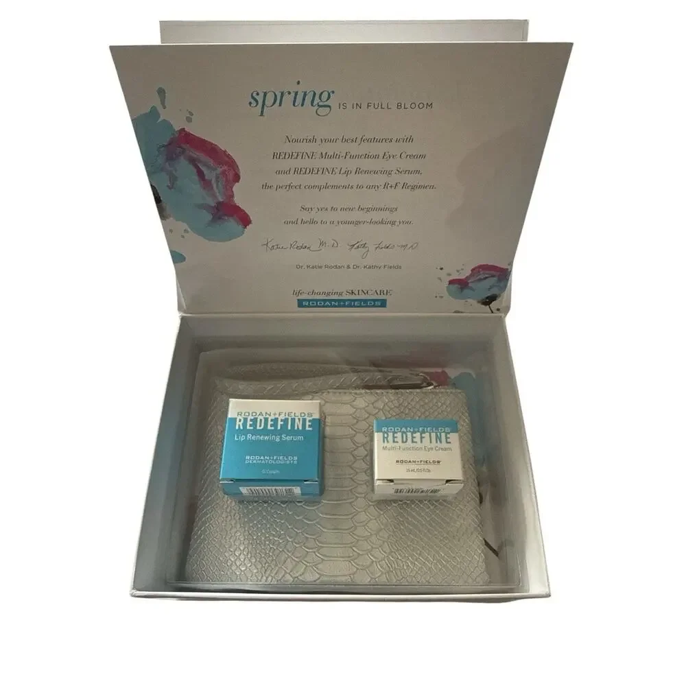 Rodan + Fields Spring Renewal Gift Box Set Redefine Eye Cream Lip Renewing Serum